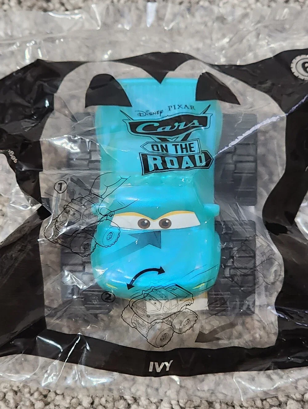 New Disney Pixar Cars On The Road McDonalds Happy Meal Toys, Sealed & Complete